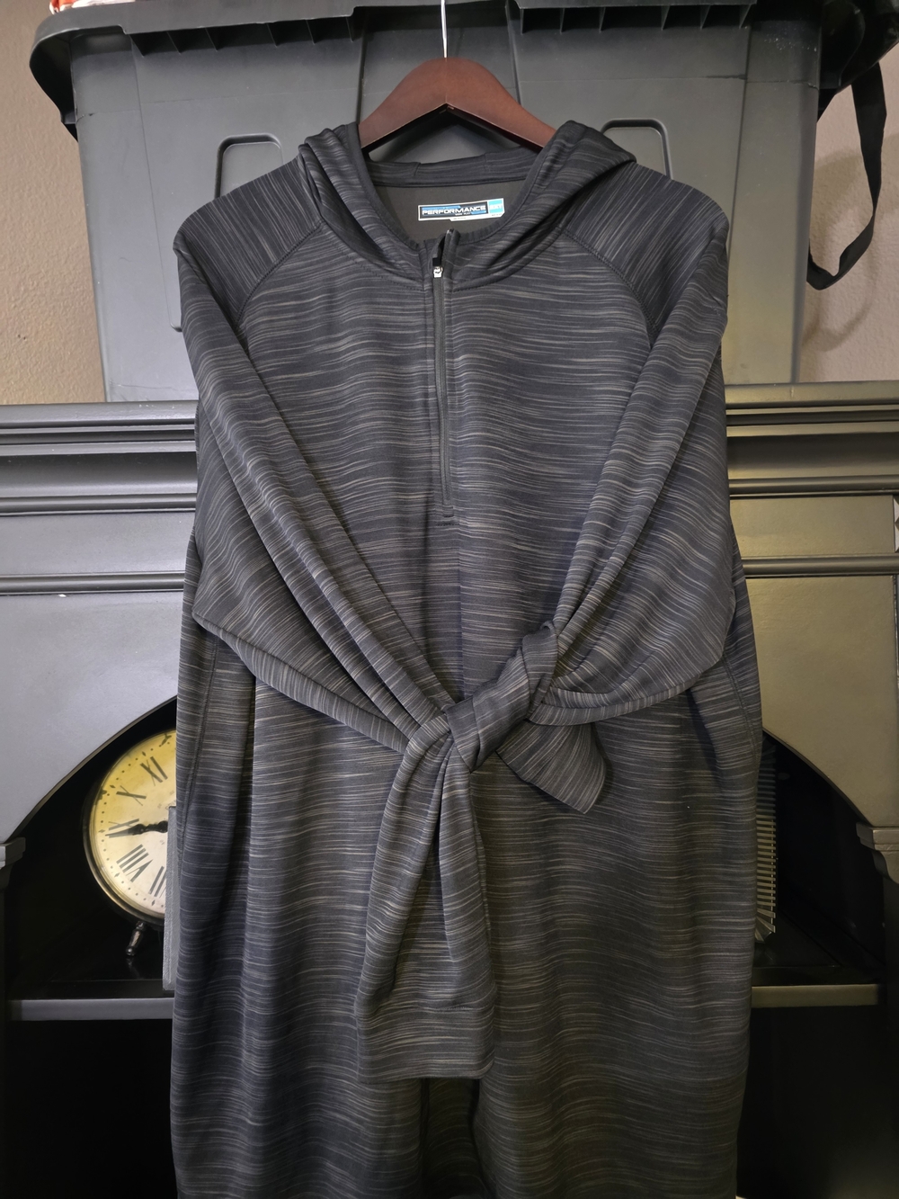 Performance Hooded Jacket - Charcoal Gray